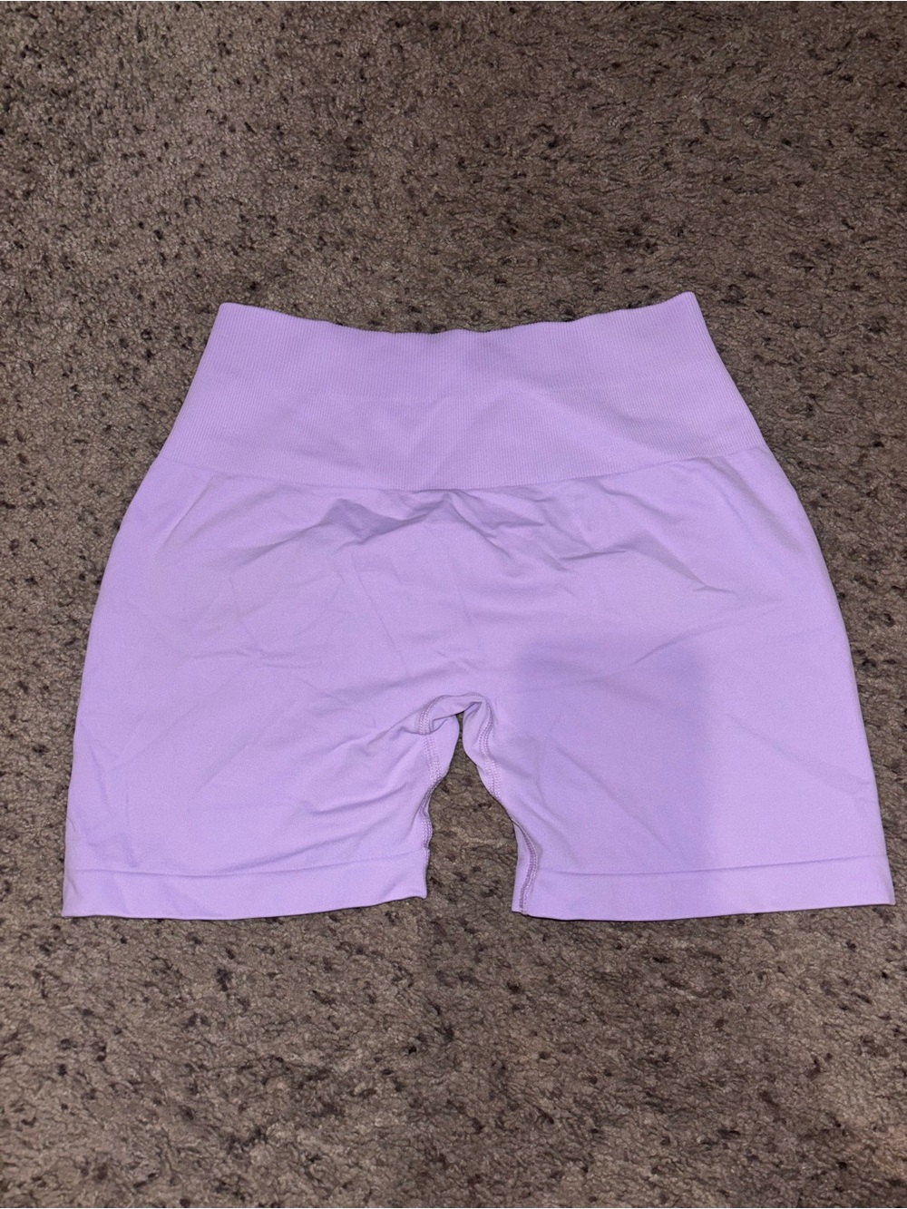 Women’s High-Waist Lavender Athletic Shorts